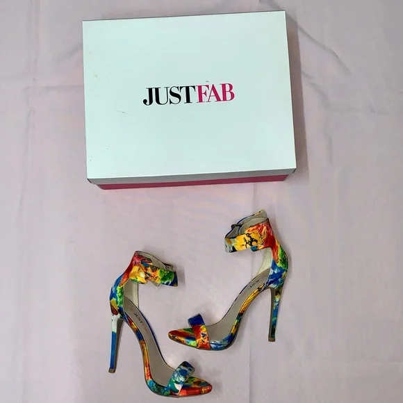 ‼️👠‼️BOGO 50% OFF Pretty multi colored high heels - Picture 2 of 15